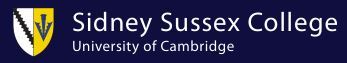 The College of the Lady Frances Sidney Sussex in the University of Cambridge